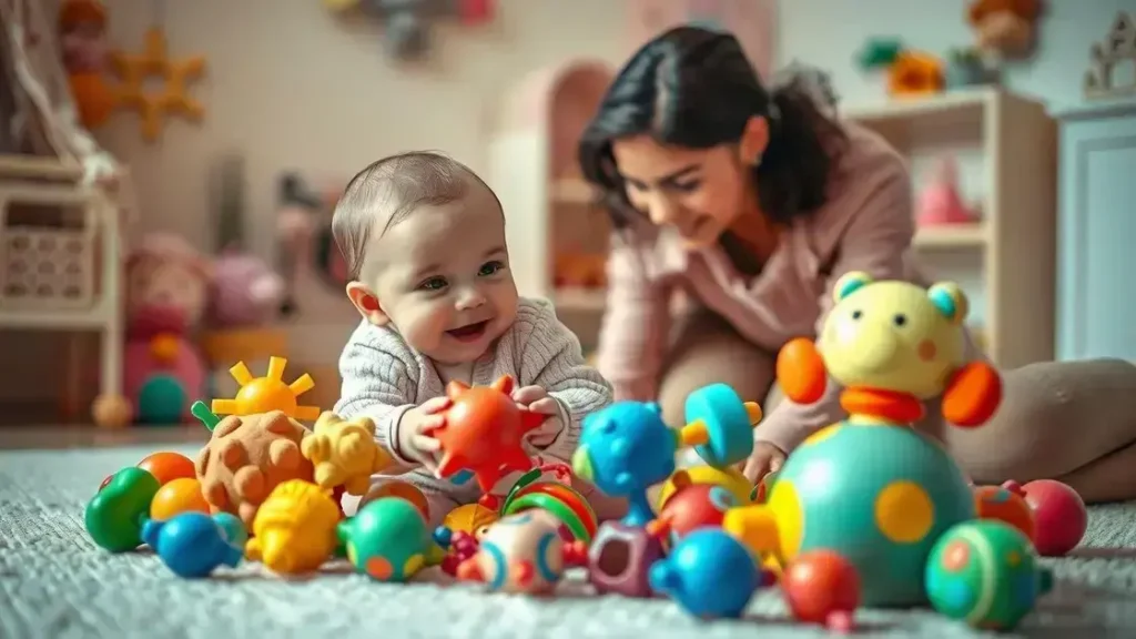 Brincadeiras educativas para bebês de 0 a 6 meses que estimulam o desenvolvimento