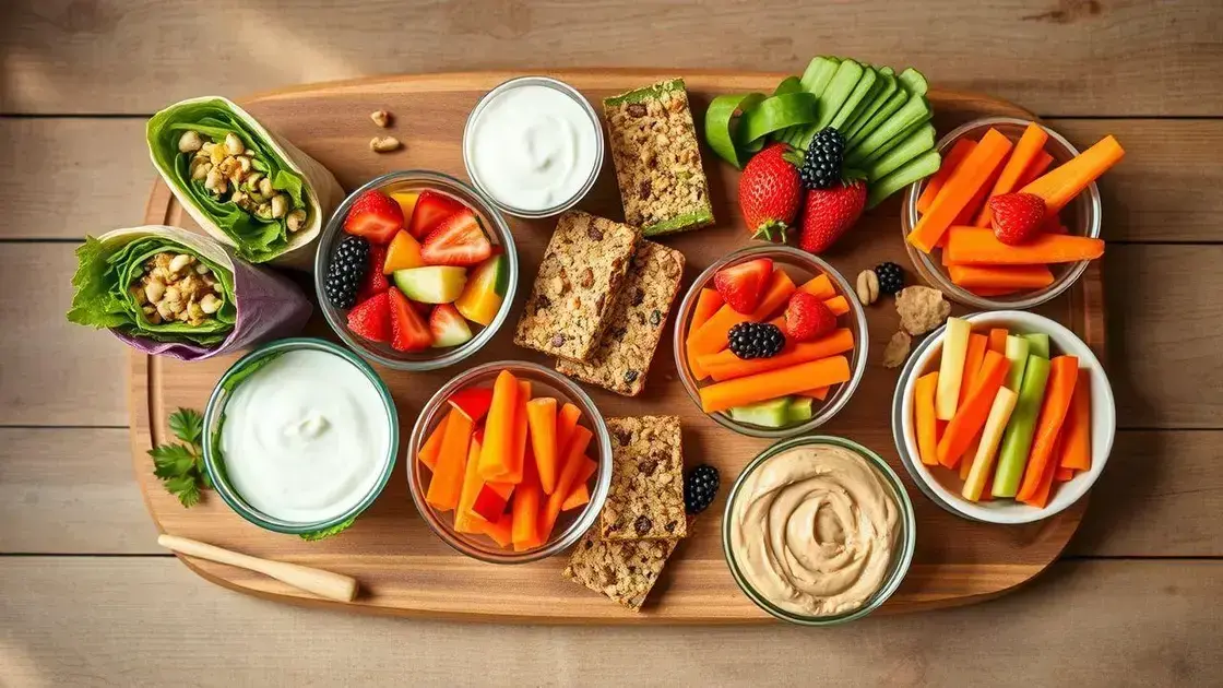 Ideias de lanches fáceis e nutritivos