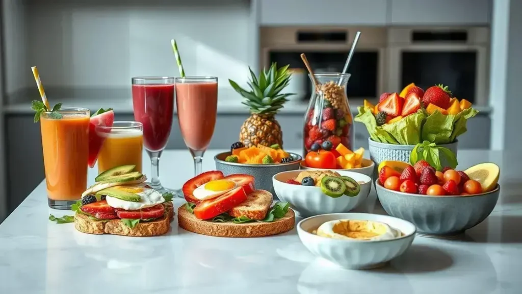 Receitas de café da manhã saudável e rápido para o trabalho