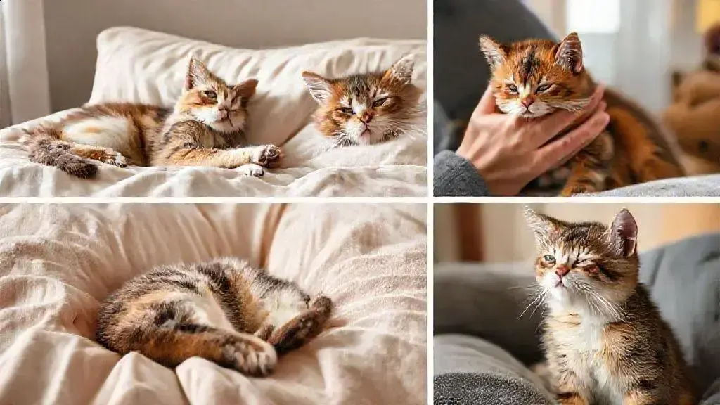 Quando os gatos costumam ronronar?