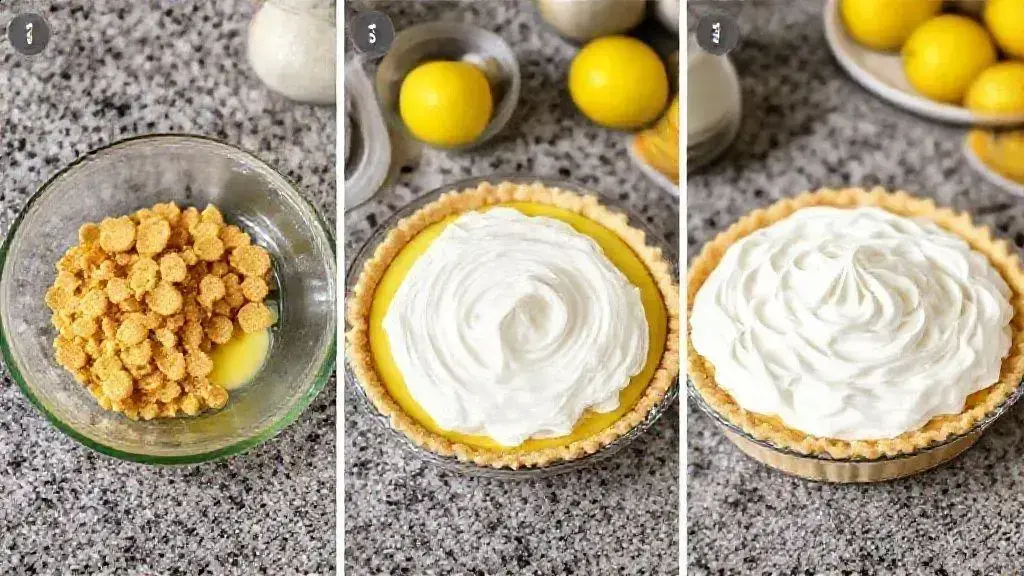 Passo a passo da preparação da torta de limão Passo a passo da preparação da torta de limão