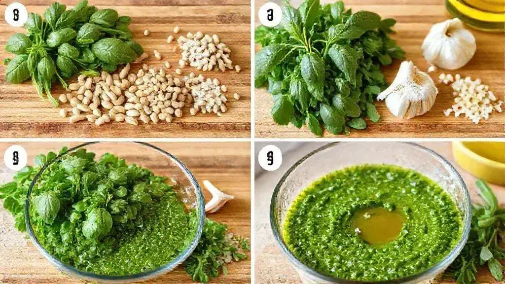 Passo a passo para preparar o molho pesto perfeito