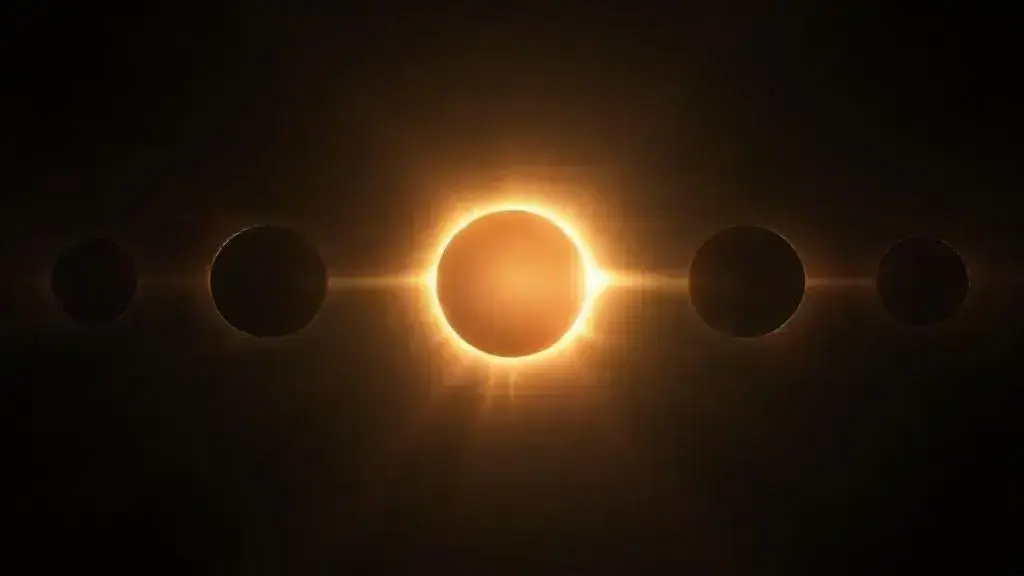 As fases de um eclipse solar