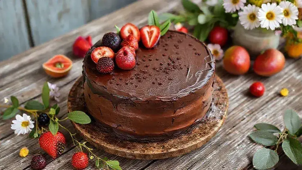 Receita de bolo de chocolate vegano irresistível para qualquer ocasião