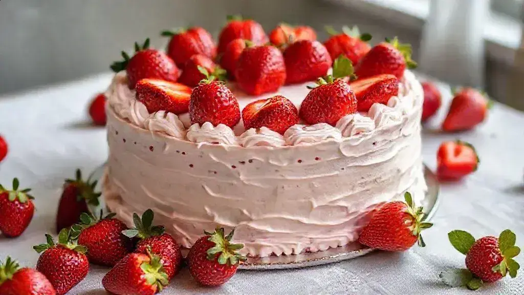 Como fazer bolo de morango elegante: o guia prático que você precisa